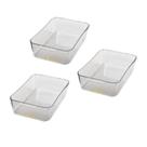 Jogo 3 Suportes Geladeira Gaveta Armário Organizador 30x20cm Jogo 3 Suportes Geladeira Gaveta Armário Organizador 30x20cm