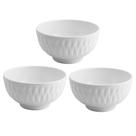 Jogo 3 Tigelas Bowl Porcelana Branca Balloon 300ml Caldos ou Servir - Lyor Jogo 3 Tigelas Bowl Porcelana Branca Balloon 300ml Caldos ou Servir - Lyor