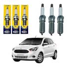 Jogo 3 Velas Ignição Marelli Ford Ka 1.0 12v 2014 A 2018