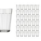 Jogo 36 Copo Americano Clássico 190ml Vidro Café Chopp Nadir