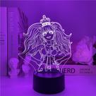 Jogo 3D Night Light Danganronpas USB Colorful Touch 22cm