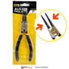 Jogo 4 Alicate para Anéis Profissional Trava Extrator Interno e Externo Bico Curvo e Reto