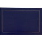 Jogo 4 Americano Classic Pu 45x30cm Navy