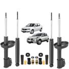 Jogo 4 Amortecedor Nakata + Kit Batente Original Renault Sandero 2007 A 2013