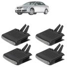 Jogo 4 Botão Direcionador Central Lateral Difusor De Ar Jetta 2007 Até 2010 Adaptável Fox CrossFox 2010 Até 2014