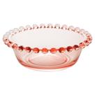Jogo 4 bowls 12 cm para sobremesa de cristal rosa Pearl Wolff - 28441