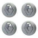 Jogo 4 Calota Central Roda Renault Duster Sandero Clio 55mm - AF Volantes Jogo 4 Calota Central Roda Renault Duster Sandero Clio 55mm - AF Volantes