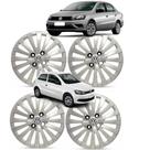 Jogo 4 Calota Gol Voyage 2000 ate 2015 Aro 14 polegadas Cubo Baixo Emblema VW Jogo 4 Calota Gol Voyage 2000 ate 2015 Aro 14 polegadas Cubo Baixo Emblema VW