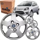 Jogo 4 Calota Ka 2000 ate 2014 Aro 13 Polegadas Parafuso Cubo Baixo Emblema Ford Jogo 4 Calota Ka 2000 ate 2014 Aro 13 Polegadas Parafuso Cubo Baixo Emblema Ford