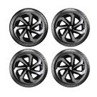 Jogo 4 Calota Spider Aro 13 Prata Peugeot 206 207 208 306