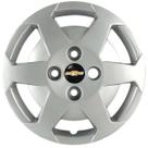 Jogo 4 Calotas Chevrolet Meriva 2002 a 2012 Aro 14