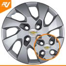 Jogo 4 Calotas Onix Prisma Cobalt Montana 2014 2015 2016 Aro 15