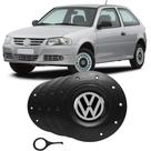 Jogo 4 Calotas Tampa Roda Ferro Vw Aro 13 14 15 Amarok Gol