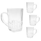 Jogo 4 Caneca Xícara de Café Capuccino Chá Vidro 170ml Jogo 4 Caneca Xícara de Café Capuccino Chá Vidro 170ml