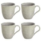 Jogo 4 Canecas Cafe Cha Organico 273ml Cerâmica Porto Brasil
