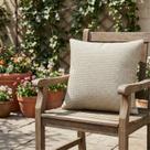 Jogo 4 Capas De Almofada Para Sala Rattan Cru 45x45 Premium Decoração