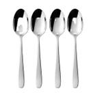 Jogo 4 Colheres para Sopa Caldo Mesa Posta Multiuso Inox Jogo 4 Colheres para Sopa Caldo Mesa Posta Multiuso Inox