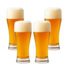 Jogo 4 Copo de Cerveja Chopp de Vidro Tulipa Bar Restaurante 315ml Em Casa Tem