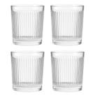 Jogo 4 Copo De Vidro Transparente Down Line 360ml Em Casa Tem