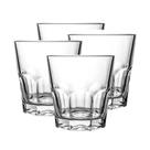 Jogo 4 Copo Vidro Baixo Boston Dover Licor Whisky Drink Luxo 250mL