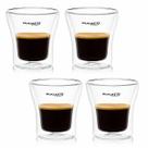 Jogo 4 Copos Café Licor Chá Shots Parede Dupla 100ml Bugatti Jogo 4 Copos Café Licor Chá Shots Parede Dupla 100ml Bugatti