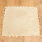 Jogo 4 Guardanapos Jacquard Jade Bege - Casa Argivai