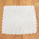 Jogo 4 Guardanapos Jacquard Jade Branco - Casa Argivai