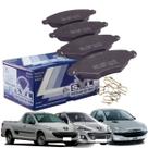 Jogo 4 Pastilhas Freio Dianteiro Peugeot 206 207 Hoggar SW