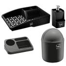 Jogo 4 Peças Kit Organização Cozinha Gourmet Plastico