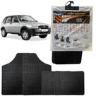 Jogo 4 Peças Tapete Borracha Car Floor Para Fiat Uno
