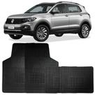 Jogo 4 Peças Tapete Borracha Car Floor Para Vw T-CROSS