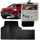 Jogo 4 Peças Tapete Borracha Car Floor Para Vw Tera