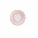 Jogo 4 Pires Chá 15cm Porcelana Schmidt Cromo Rosa