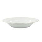 Jogo 4 Prato Fundo 23cm Porcelana Filetado Ouro Pomerode