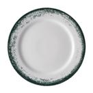 Jogo 4 Prato Raso 26cm Porcelana Schmidt Nevoa Verde
