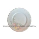 Jogo 4 Prato Sobremesa 19 Cm Porcelana Schmidt Romântica 2