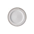 Jogo 4 Prato Sobremesa 19cm Porcelana Schmidt Nevoa Cinza Jogo 4 Prato Sobremesa 19cm Porcelana Schmidt Nevoa Cinza