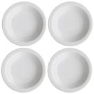 Jogo 4 Pratos Fundos de Porcelana 21,5cm Classe Única Iguaçu Germer Branco Jogo 4 Pratos Fundos de Porcelana 21,5cm Classe Única Iguaçu Germer Branco