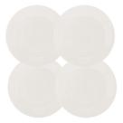 Jogo 4 Pratos para Sobremesa de Porcelana Clean 20cm - Lyor