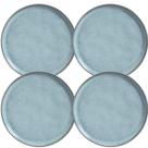 Jogo 4 Pratos Rasos 27cm Cerâmica Stoneware Azul Porto Brasil Bio Breeze Jogo 4 Pratos Rasos 27cm Cerâmica Stoneware Azul Porto Brasil Bio Breeze