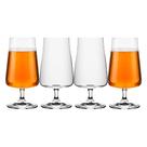Jogo 4 Taça de Cerveja Chopp Bohemia Cristal Ecológico Titanium Alex 380ml Crystalex Wolff