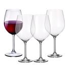 Jogo 4 Taça Para Vinho Branco 600ml Em Cristal Transparente Wolff