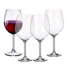 Jogo 4 Taça para Vinho Tinto 740ml em Cristal Transparente Wolff