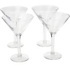 Jogo 4 Taças Martini Drink Vidro 296ml