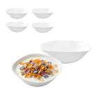 Jogo 4 Tigela Bowl Vidro Quadrado Saladeira Opaline 500ml
