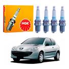 Jogo 4 Velas Original Ngk 207 1.4 2008 A 2015