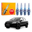 Jogo 4 Velas Original Ngk Linea 1.9 16v 2008 A 2010