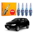 Jogo 4 Velas Original Ngk Palio 1.0 8v 2004 A 2016