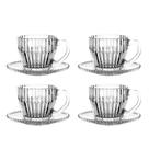 Jogo 4 Xícara De Café Com Pires Cristal Imperatriz 110ml Wolff Jogo 4 Xícara De Café Com Pires Cristal Imperatriz 110ml Wolff