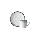 Jogo 4 Xicaras Café Com Pires 60ml - Nevoa Verde 2432
